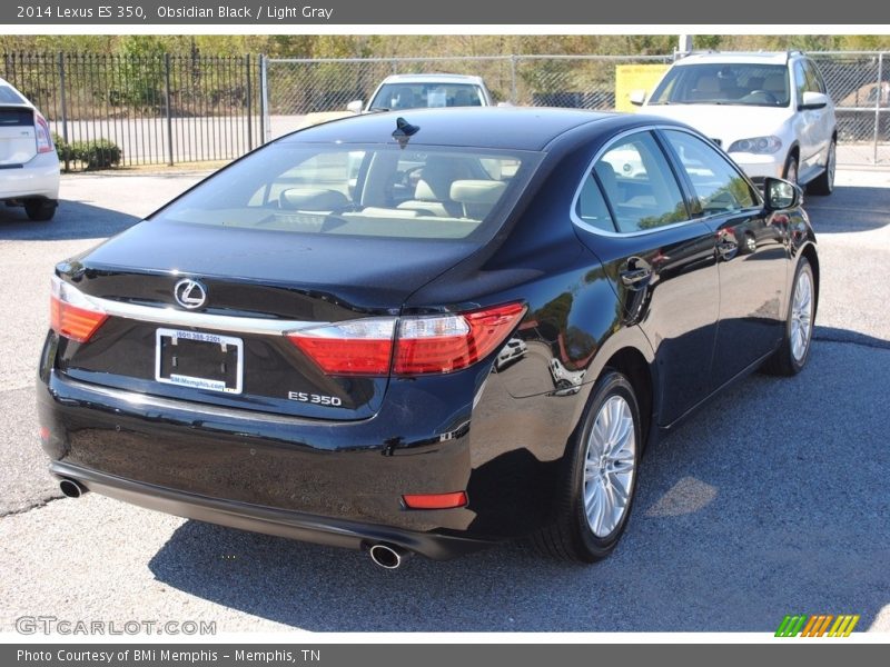 Obsidian Black / Light Gray 2014 Lexus ES 350