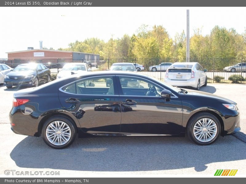 Obsidian Black / Light Gray 2014 Lexus ES 350