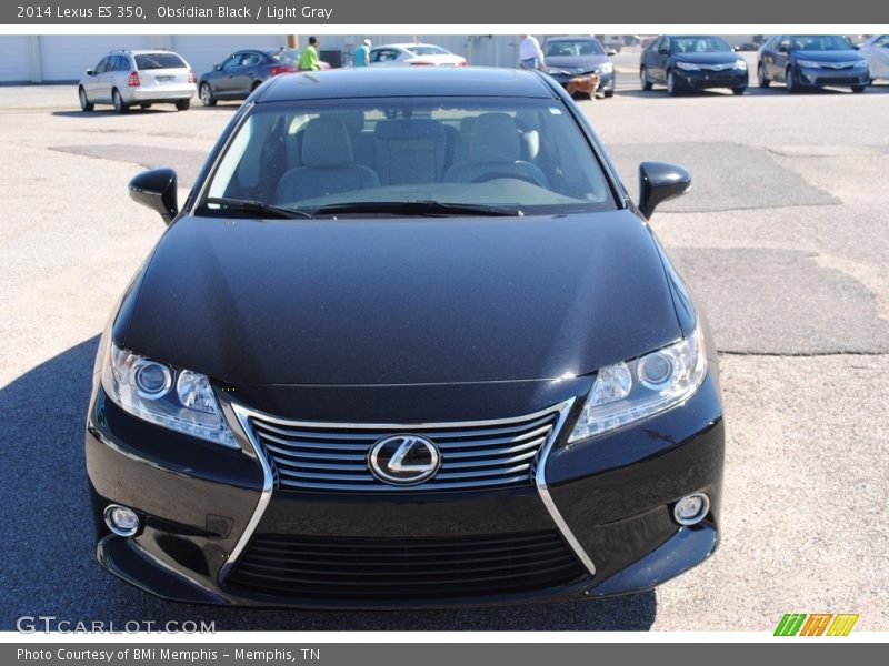 Obsidian Black / Light Gray 2014 Lexus ES 350