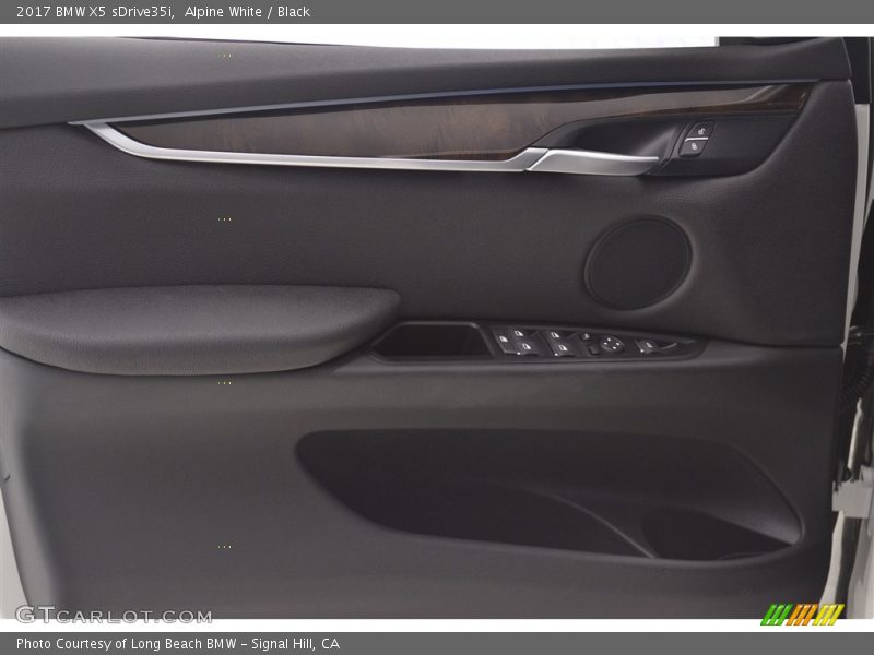 Alpine White / Black 2017 BMW X5 sDrive35i