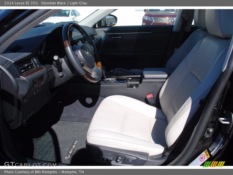 Obsidian Black / Light Gray 2014 Lexus ES 350