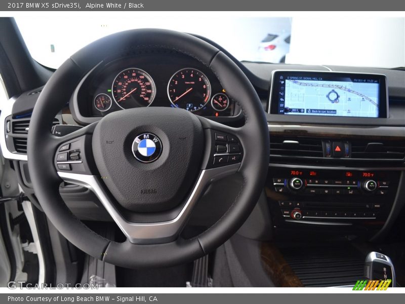 Alpine White / Black 2017 BMW X5 sDrive35i