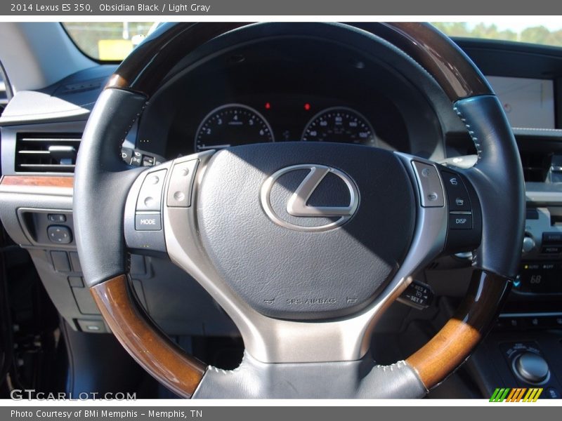 Obsidian Black / Light Gray 2014 Lexus ES 350