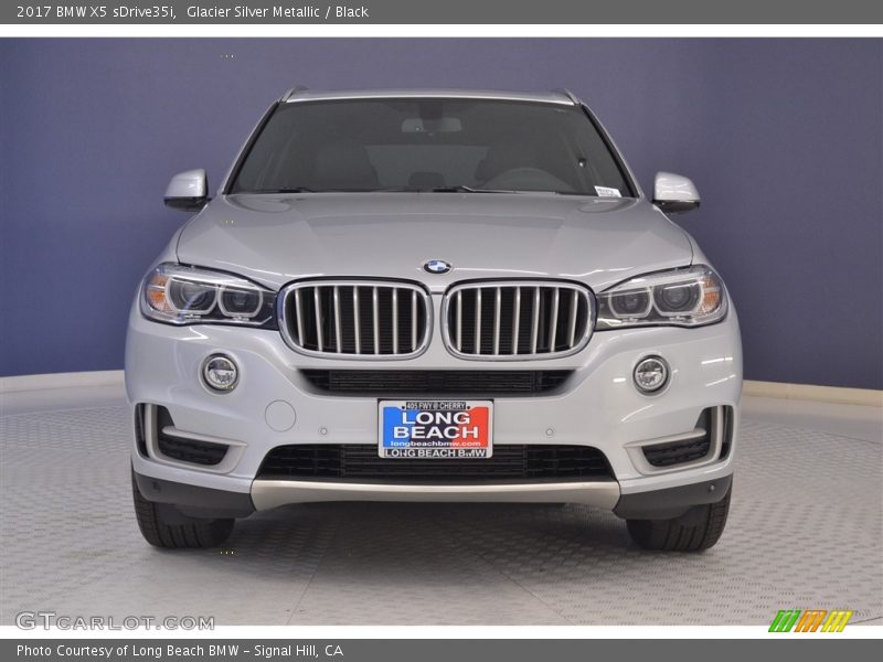 Glacier Silver Metallic / Black 2017 BMW X5 sDrive35i