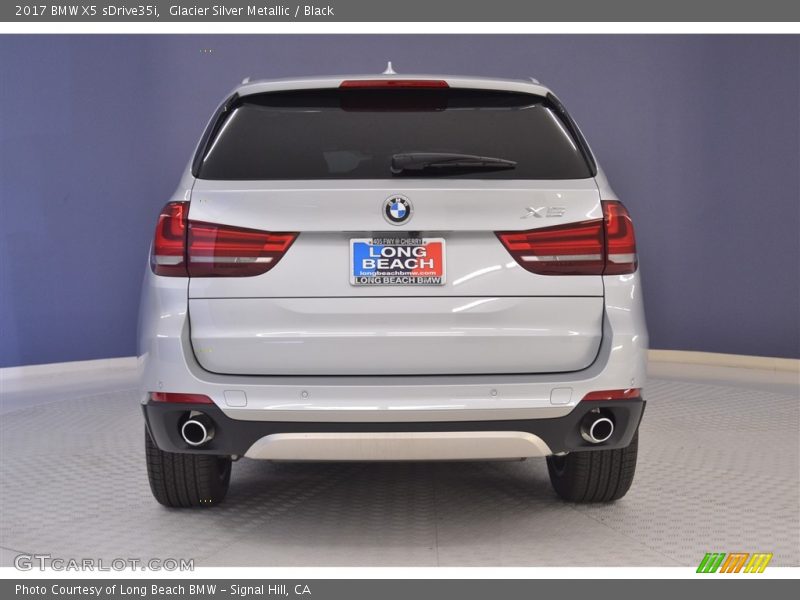 Glacier Silver Metallic / Black 2017 BMW X5 sDrive35i
