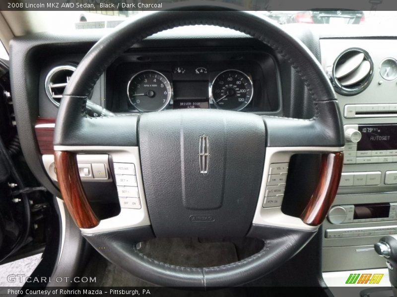 Black / Dark Charcoal 2008 Lincoln MKZ AWD Sedan