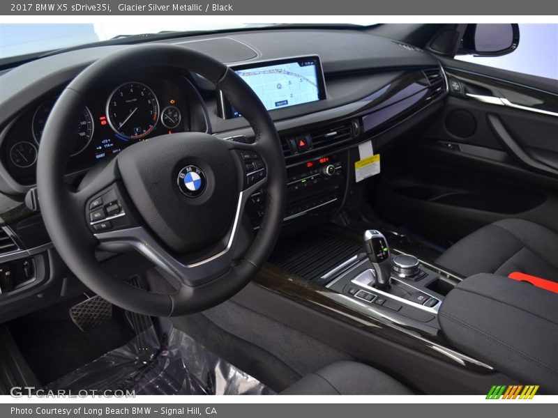 Glacier Silver Metallic / Black 2017 BMW X5 sDrive35i