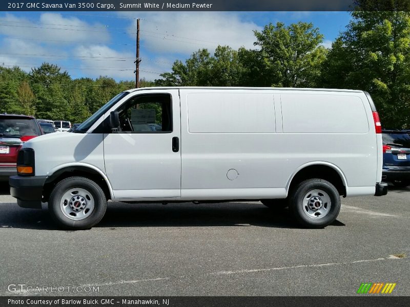 Summit White / Medium Pewter 2017 GMC Savana Van 3500 Cargo