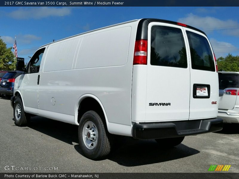 Summit White / Medium Pewter 2017 GMC Savana Van 3500 Cargo