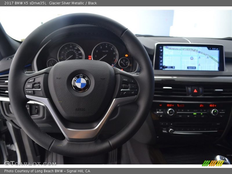 Glacier Silver Metallic / Black 2017 BMW X5 sDrive35i