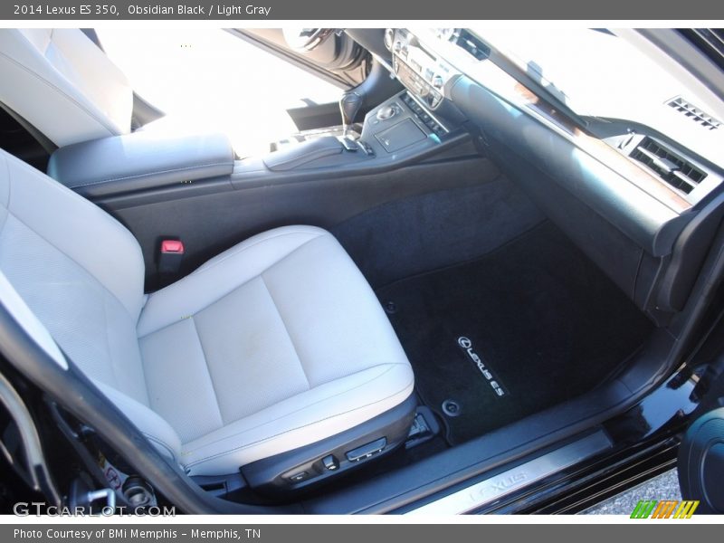 Obsidian Black / Light Gray 2014 Lexus ES 350