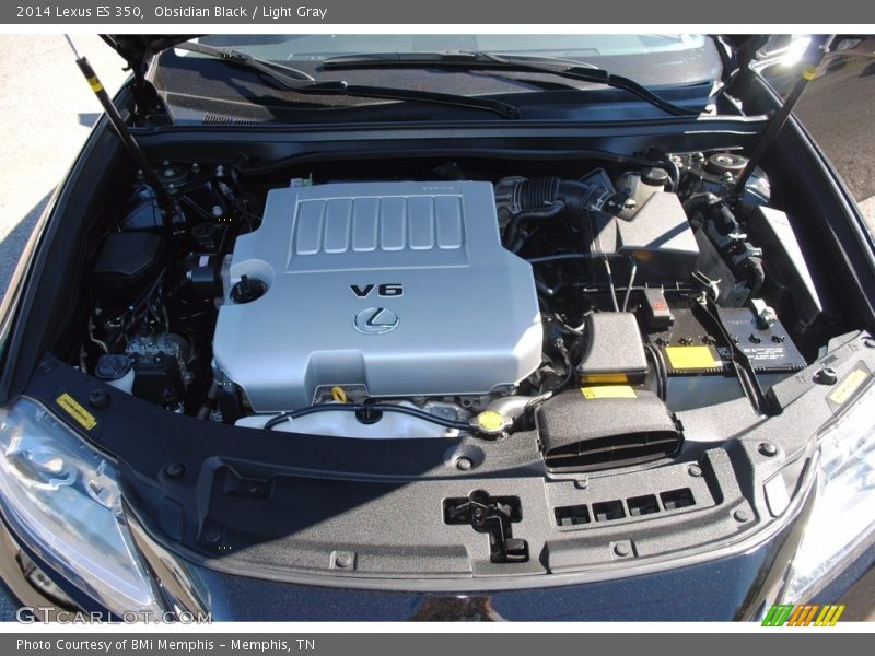 Obsidian Black / Light Gray 2014 Lexus ES 350