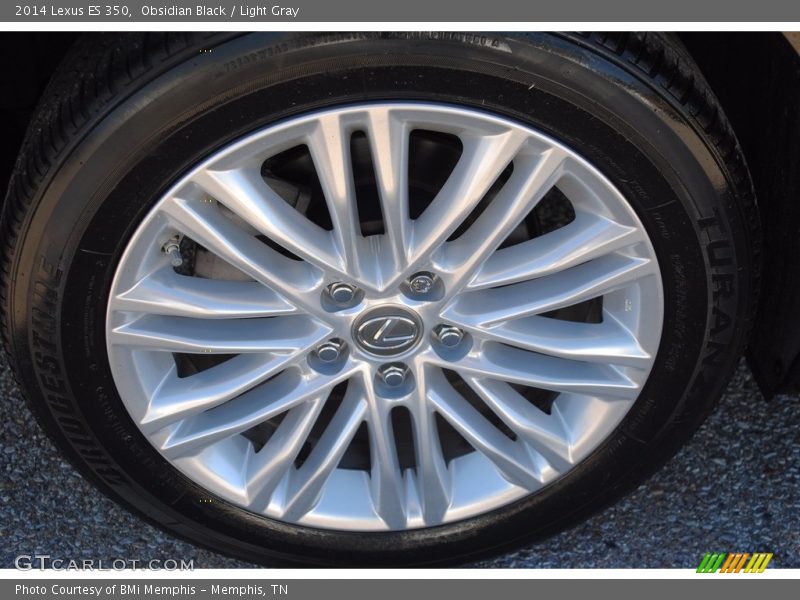 Obsidian Black / Light Gray 2014 Lexus ES 350