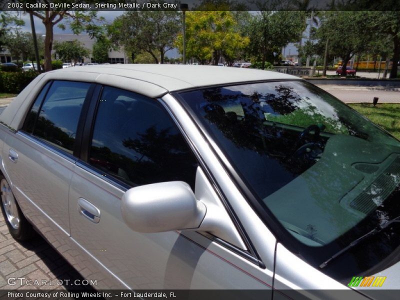 Sterling Metallic / Dark Gray 2002 Cadillac DeVille Sedan