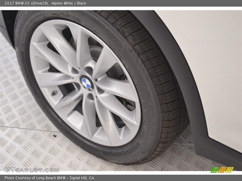Alpine White / Black 2017 BMW X3 xDrive28i