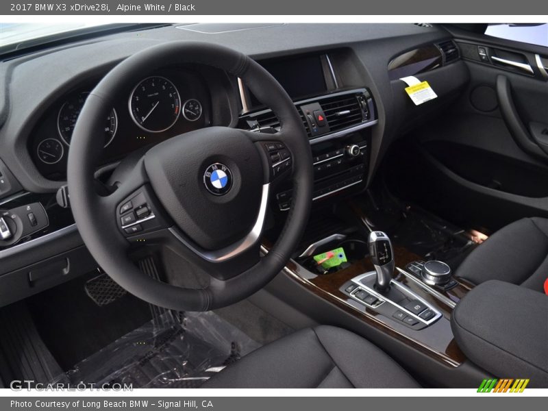 Alpine White / Black 2017 BMW X3 xDrive28i