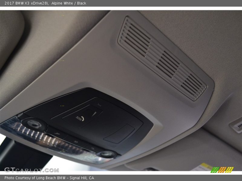 Alpine White / Black 2017 BMW X3 xDrive28i