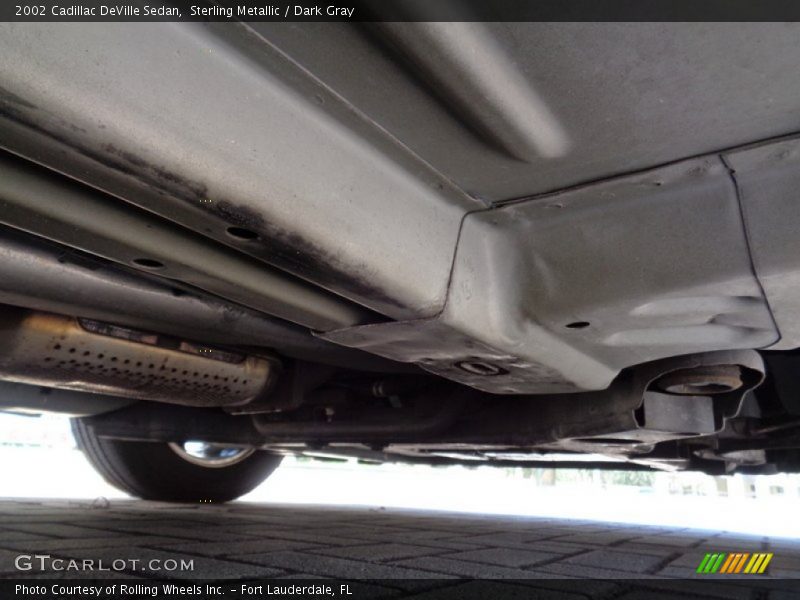 Sterling Metallic / Dark Gray 2002 Cadillac DeVille Sedan