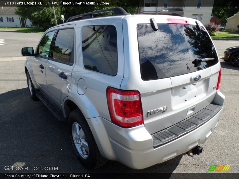 Ingot Silver Metallic / Stone 2010 Ford Escape XLT V6 4WD