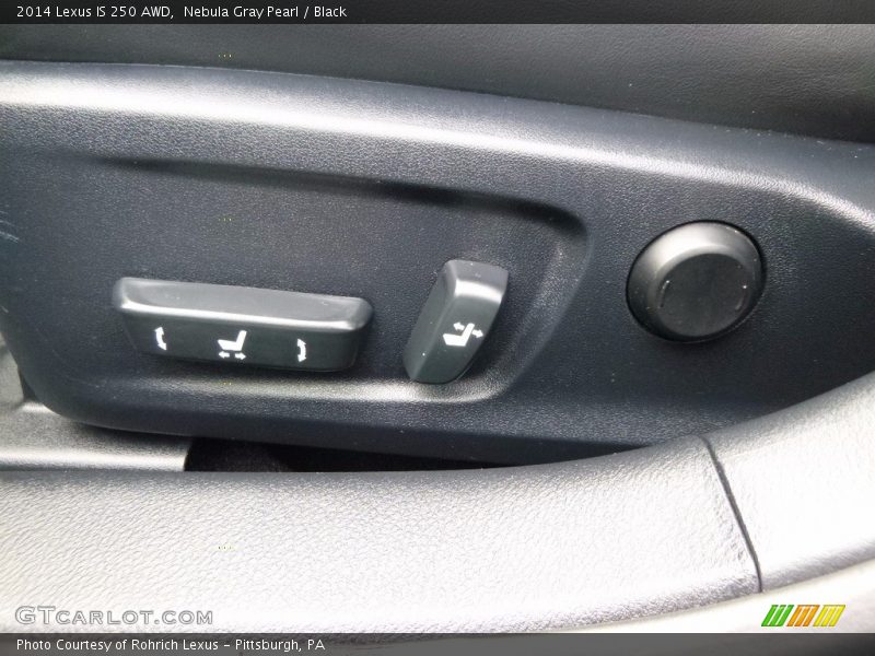 Nebula Gray Pearl / Black 2014 Lexus IS 250 AWD