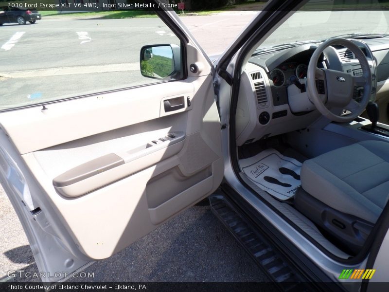 Ingot Silver Metallic / Stone 2010 Ford Escape XLT V6 4WD
