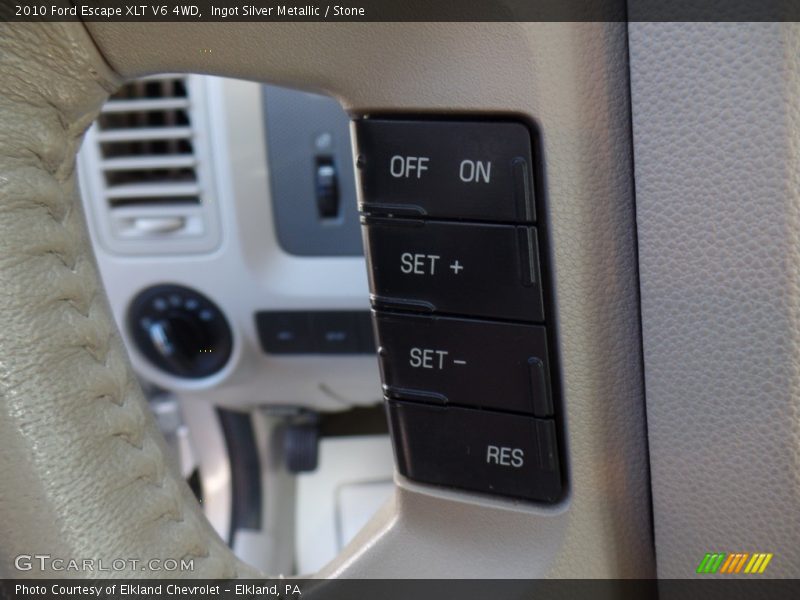 Ingot Silver Metallic / Stone 2010 Ford Escape XLT V6 4WD