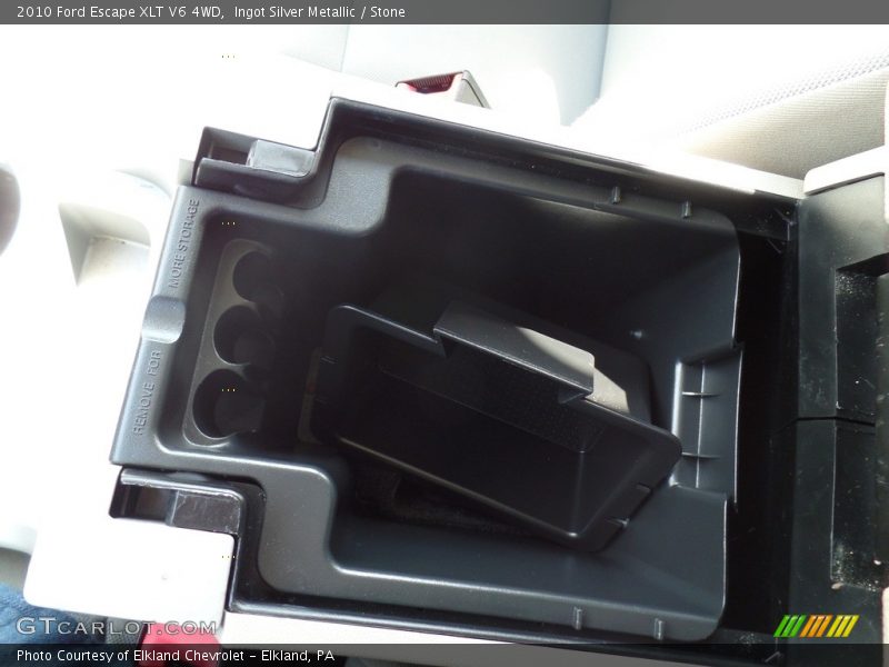 Ingot Silver Metallic / Stone 2010 Ford Escape XLT V6 4WD
