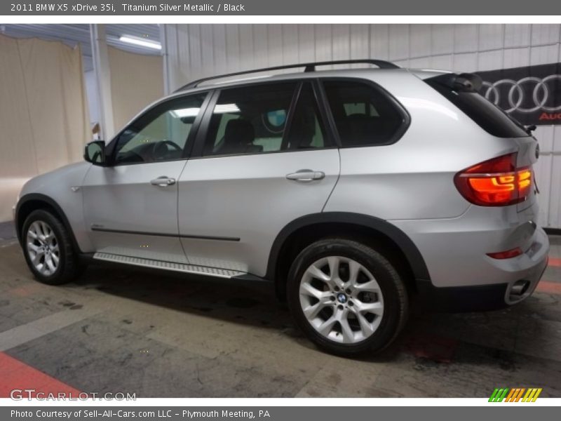 Titanium Silver Metallic / Black 2011 BMW X5 xDrive 35i