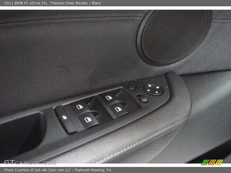 Titanium Silver Metallic / Black 2011 BMW X5 xDrive 35i