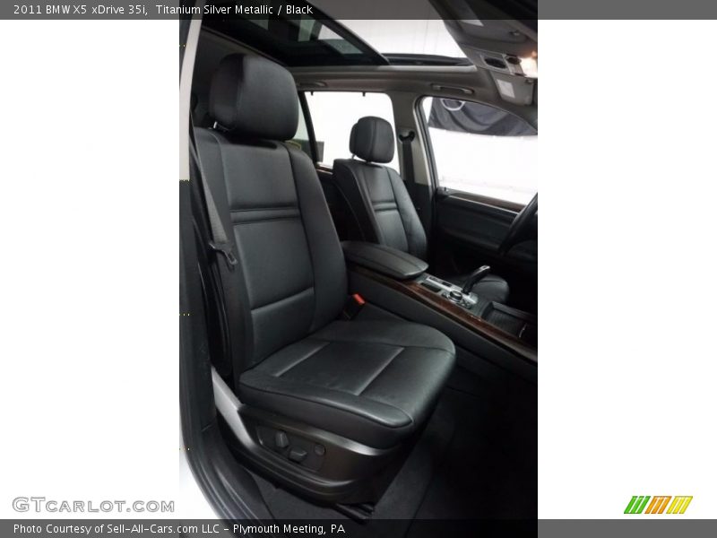 Titanium Silver Metallic / Black 2011 BMW X5 xDrive 35i