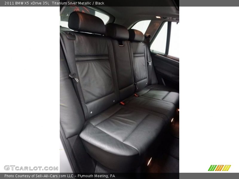 Titanium Silver Metallic / Black 2011 BMW X5 xDrive 35i