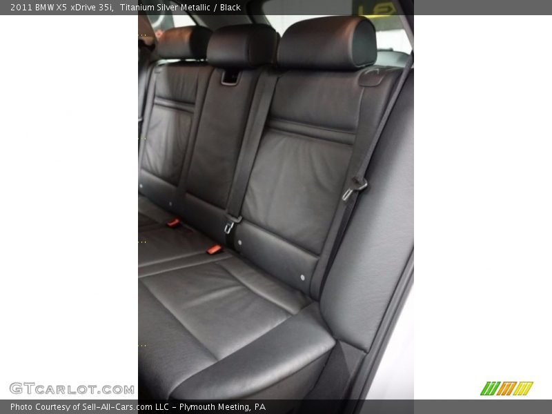 Titanium Silver Metallic / Black 2011 BMW X5 xDrive 35i
