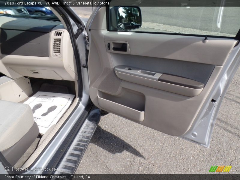 Ingot Silver Metallic / Stone 2010 Ford Escape XLT V6 4WD