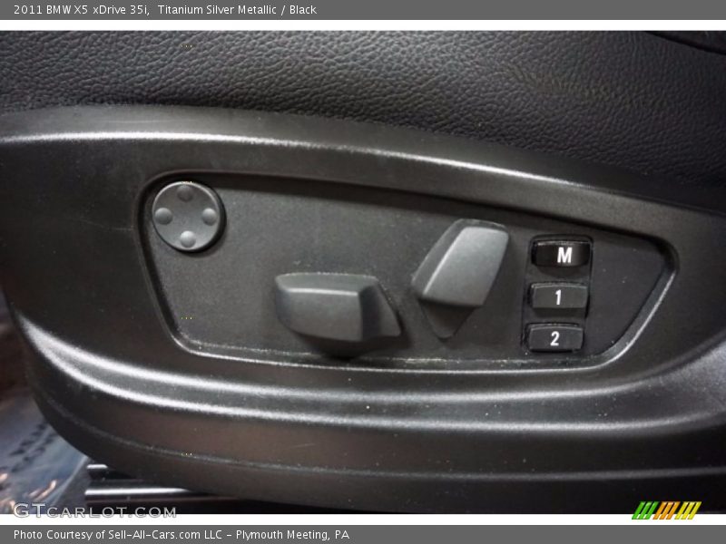 Titanium Silver Metallic / Black 2011 BMW X5 xDrive 35i