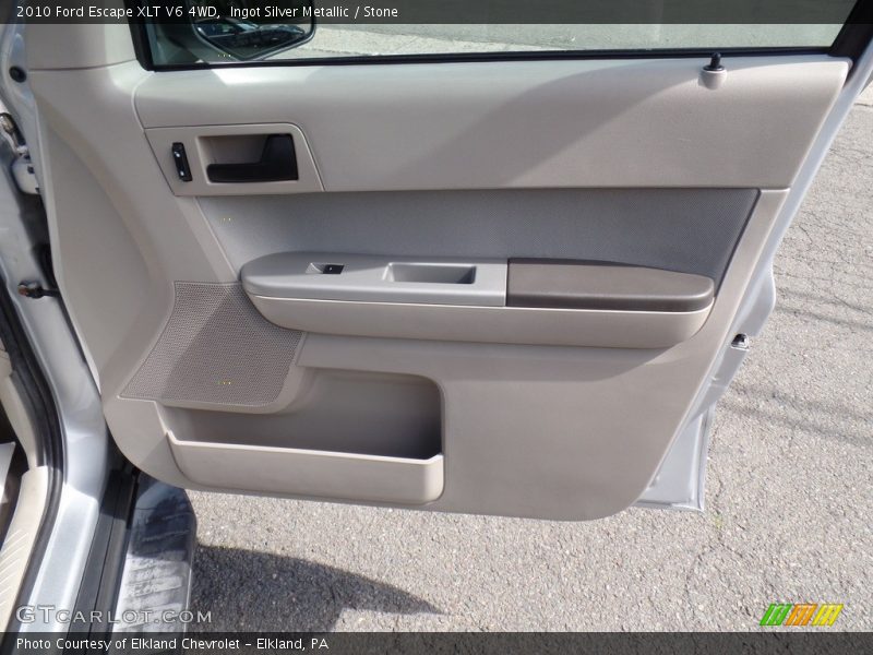 Ingot Silver Metallic / Stone 2010 Ford Escape XLT V6 4WD