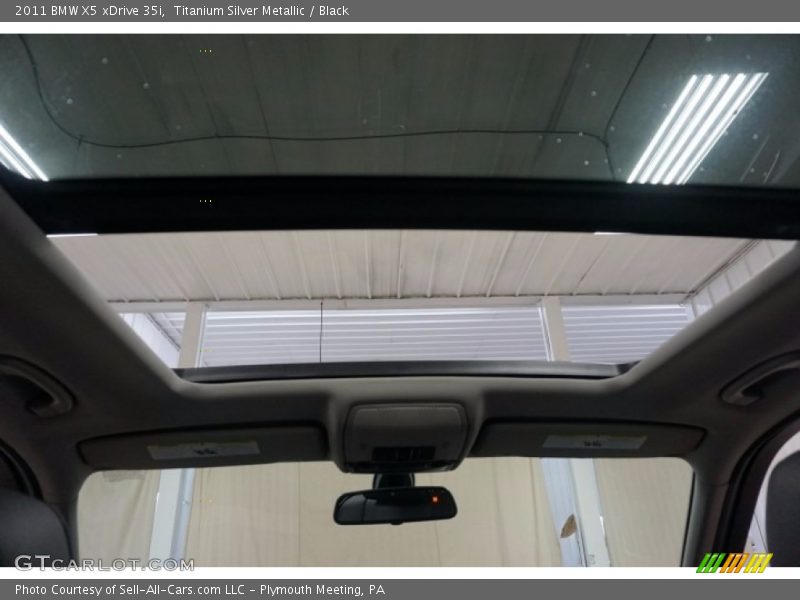 Titanium Silver Metallic / Black 2011 BMW X5 xDrive 35i