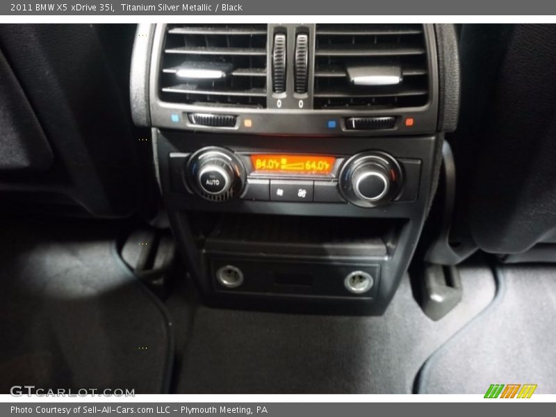 Titanium Silver Metallic / Black 2011 BMW X5 xDrive 35i