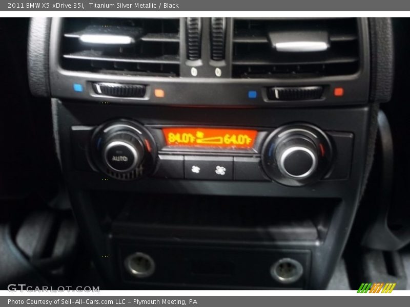 Titanium Silver Metallic / Black 2011 BMW X5 xDrive 35i
