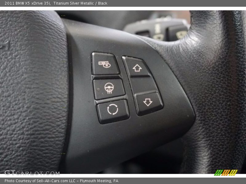 Titanium Silver Metallic / Black 2011 BMW X5 xDrive 35i