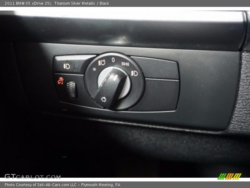 Titanium Silver Metallic / Black 2011 BMW X5 xDrive 35i