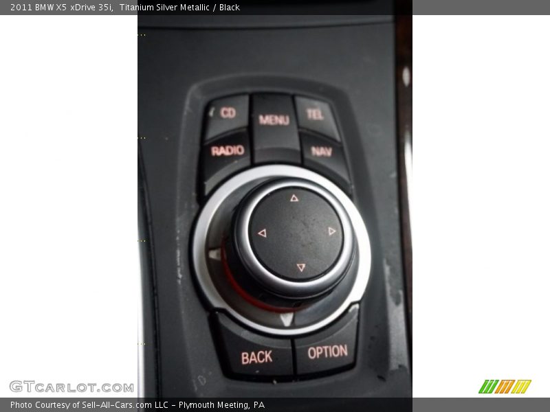Titanium Silver Metallic / Black 2011 BMW X5 xDrive 35i