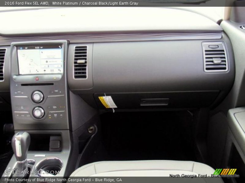 White Platinum / Charcoal Black/Light Earth Gray 2016 Ford Flex SEL AWD
