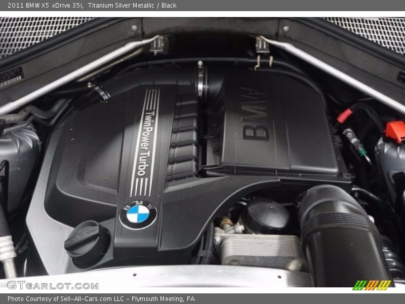 Titanium Silver Metallic / Black 2011 BMW X5 xDrive 35i