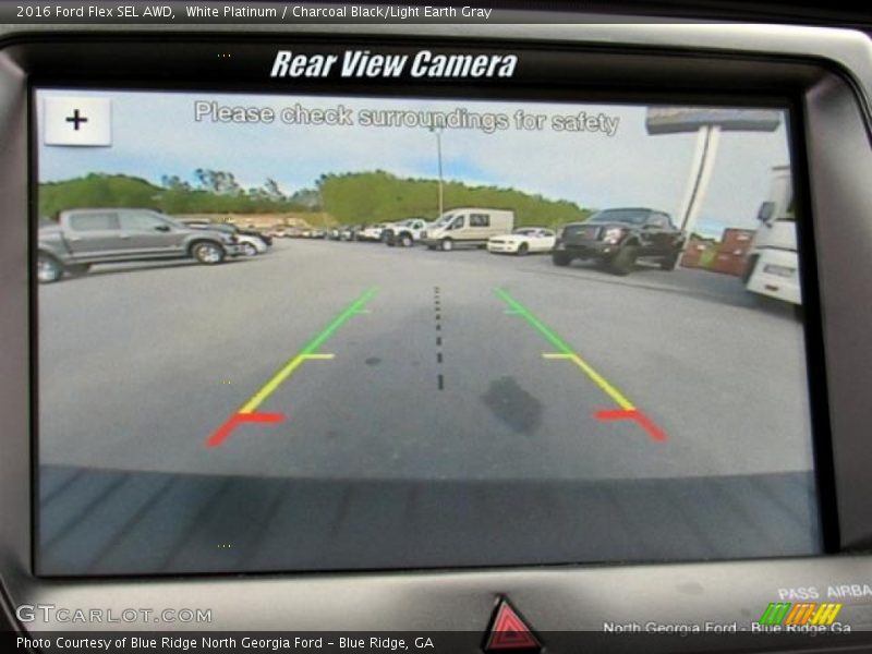 White Platinum / Charcoal Black/Light Earth Gray 2016 Ford Flex SEL AWD
