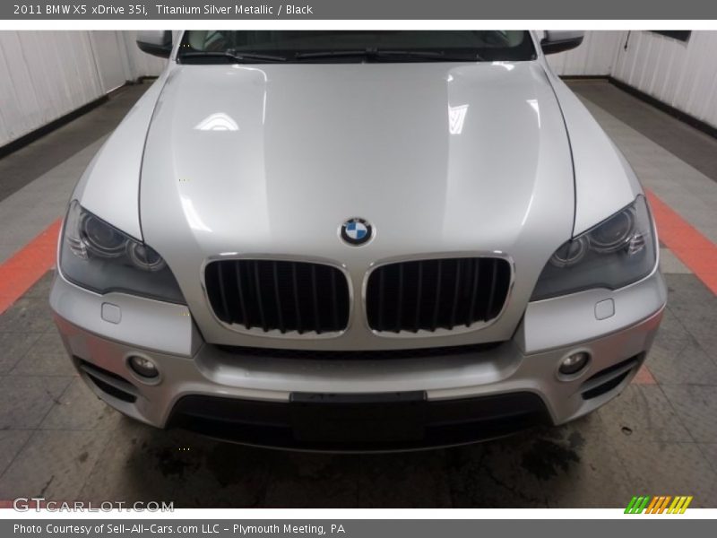 Titanium Silver Metallic / Black 2011 BMW X5 xDrive 35i