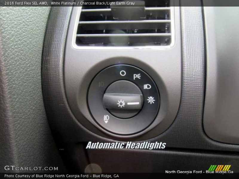 White Platinum / Charcoal Black/Light Earth Gray 2016 Ford Flex SEL AWD