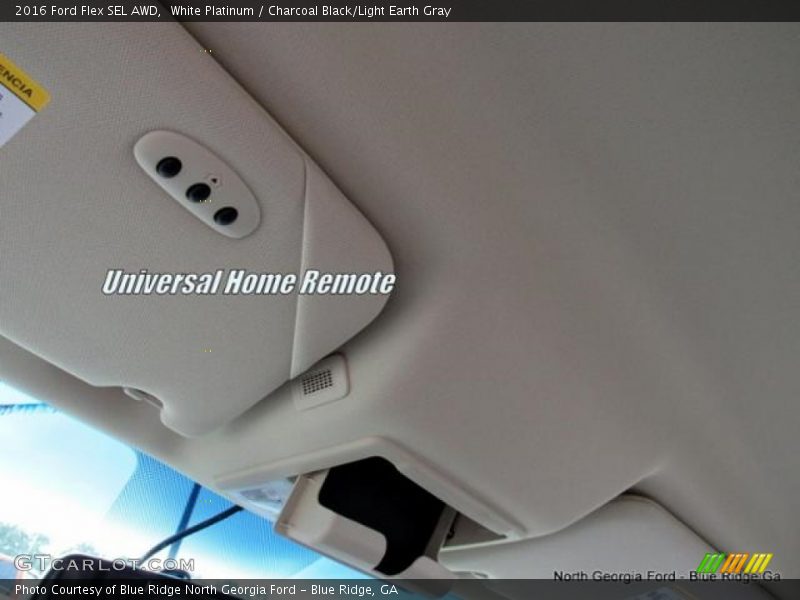 White Platinum / Charcoal Black/Light Earth Gray 2016 Ford Flex SEL AWD