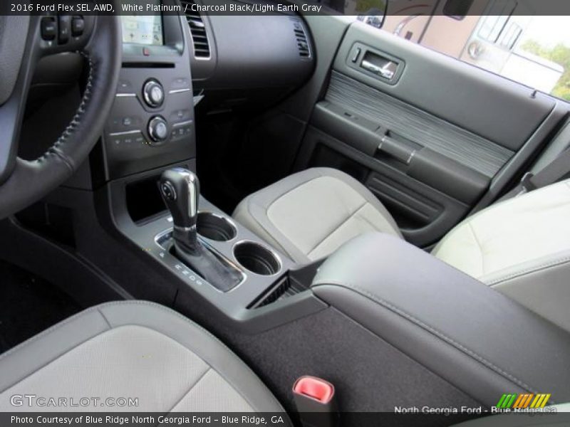 White Platinum / Charcoal Black/Light Earth Gray 2016 Ford Flex SEL AWD
