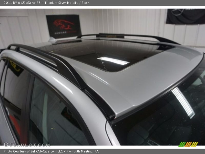 Titanium Silver Metallic / Black 2011 BMW X5 xDrive 35i