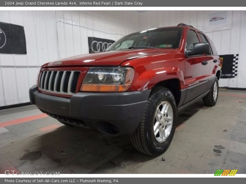 Inferno Red Pearl / Dark Slate Gray 2004 Jeep Grand Cherokee Laredo 4x4